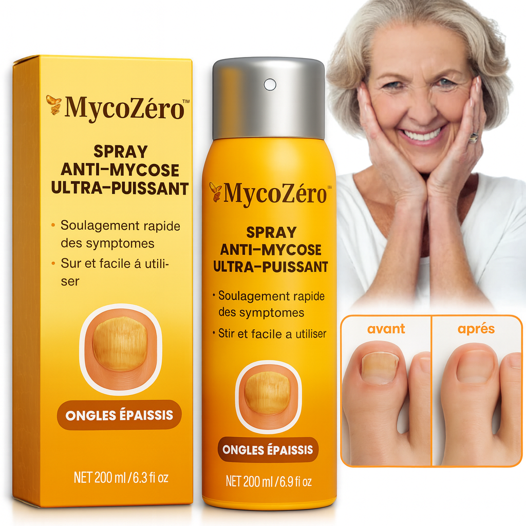 MycoZéro™ Spray Anti-Mycose Ultra-Puissant | Éradique les champignons des ongles en 7 jours chrono!