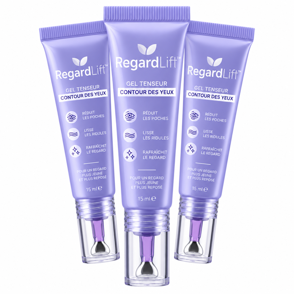 RegardLift™ Gel Tenseur Contour des Yeux | Réduit visiblement les poches en seulement 24 heures !