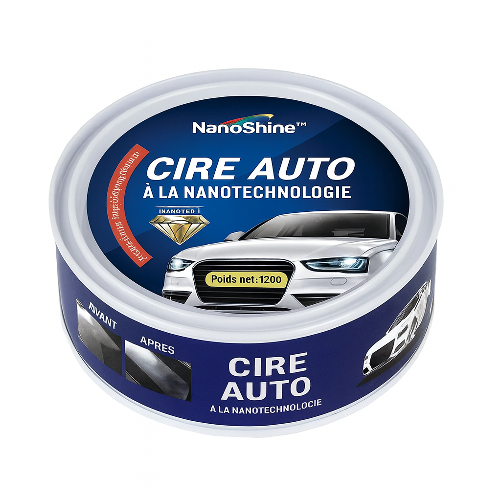 NanoShine™ Cire Auto à la Nanotechnologie | Fait briller et protège votre carrosserie pendant 6 mois en 1 seule application!
