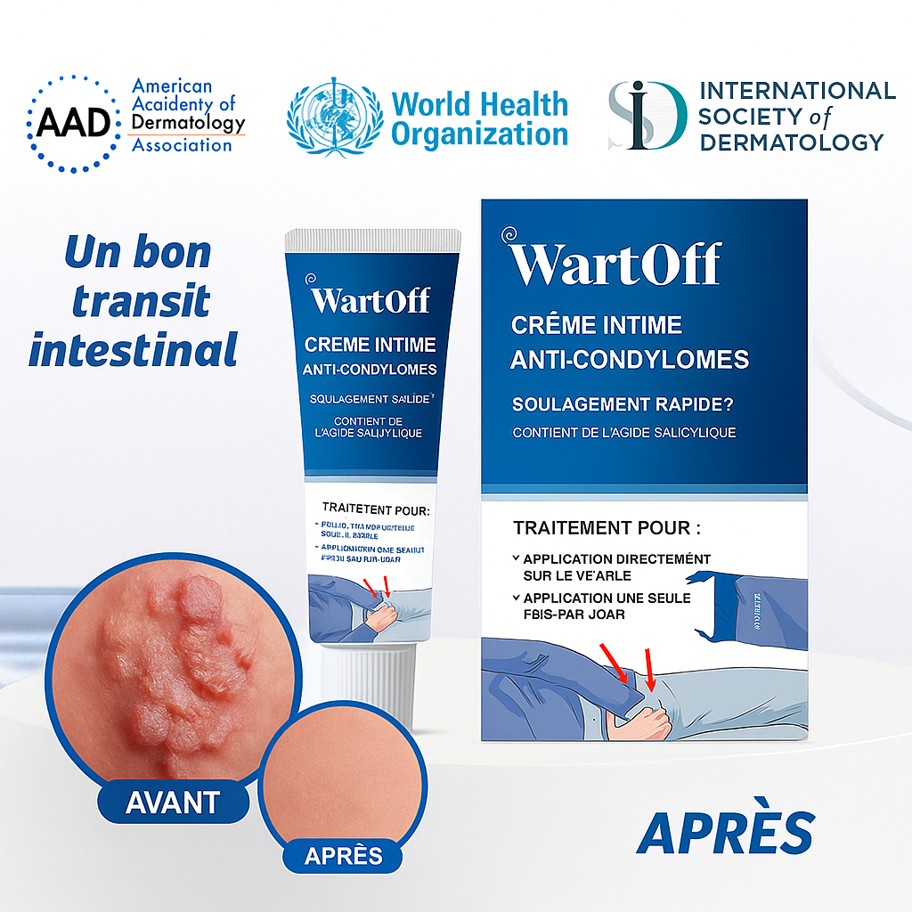WartOff™ Crème Intime Anti-Condylomes | Élimine les verrues génitales en 3 jours sans douleur ni cicatrice!