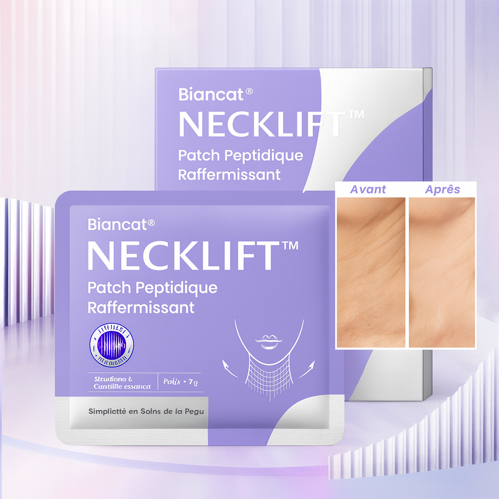 NeckLift™ Patch Peptidique Raffermissant | Redessinez votre cou en 7 jours — sans aiguille!