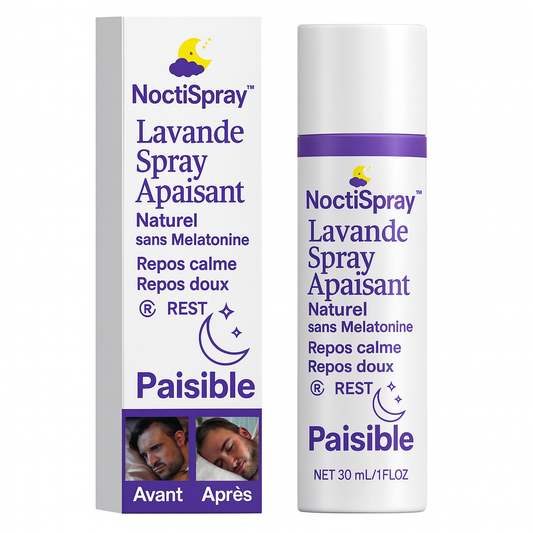 NoctiSpray™ Spray Naturel Sans Mélatonine | Vous endort en 15 minutes sans accoutumance!