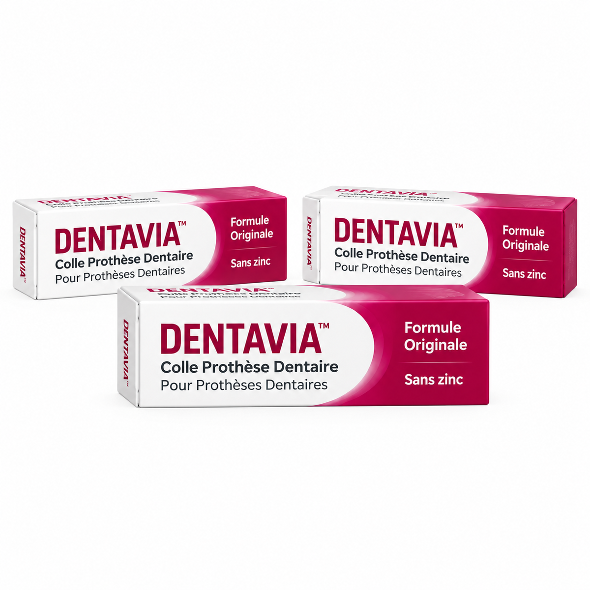 Dentavia™ Colle Prothèse Dentaire | Fixez votre dentier jusqu’à 4 jours, sans glissement ni irritation !