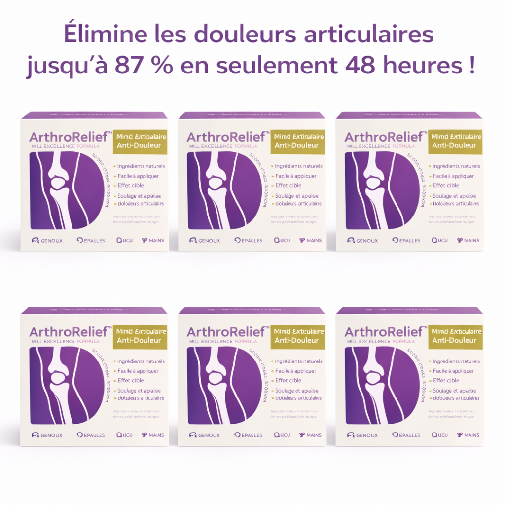 ArthroRelief™ Crème Articulaire Anti-Douleur | Élimine les douleurs articulaires jusqu'à 87 % en seulement 48 heures !