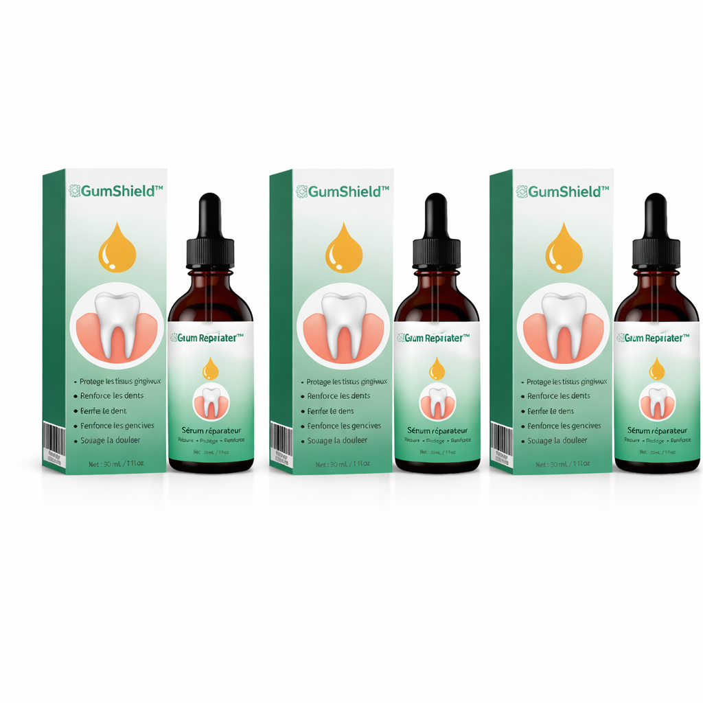 GumShield™ Sérum Réparateur | Stoppez la rétractation et sauvez vos dents en seulement 4 jours !