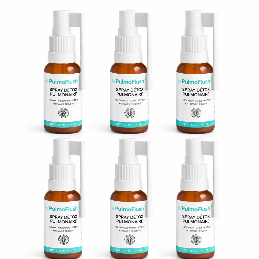 PulmoFlush™ Spray Détox Pulmonaire | Expulse 99% des toxines cachées en seulement 7 jours !