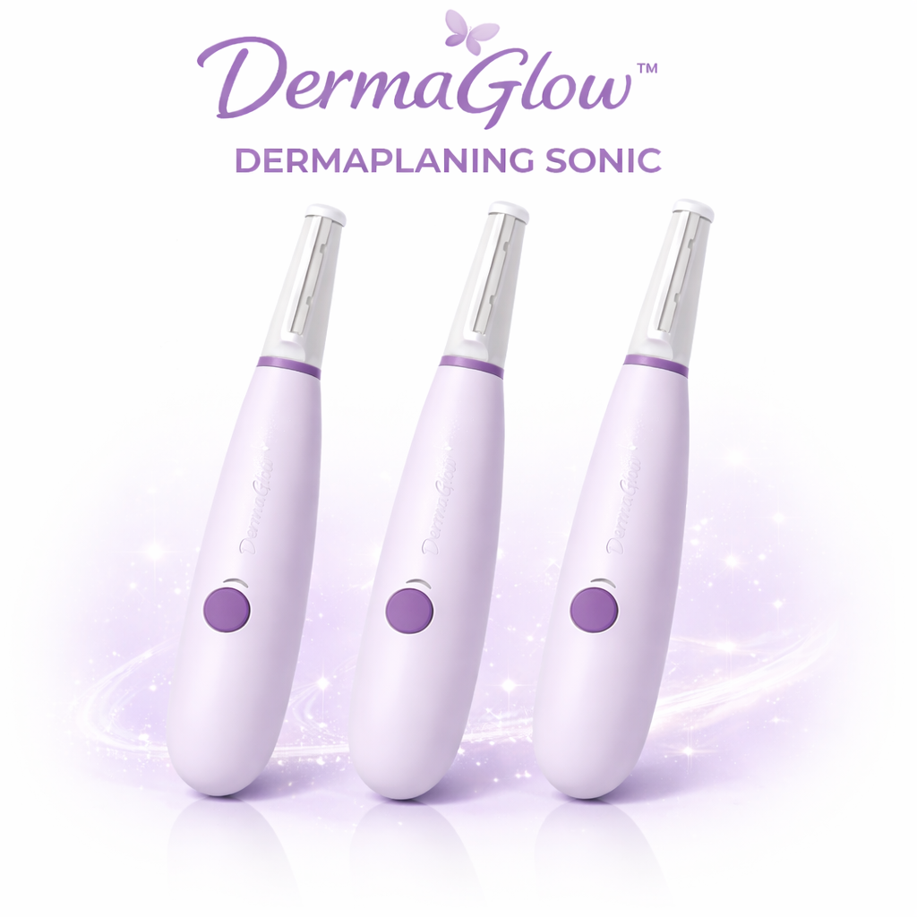 DermaGlow™ Dermaplaning Sonic | Peau lisse, sans duvet et éclat immédiat en quelques minutes