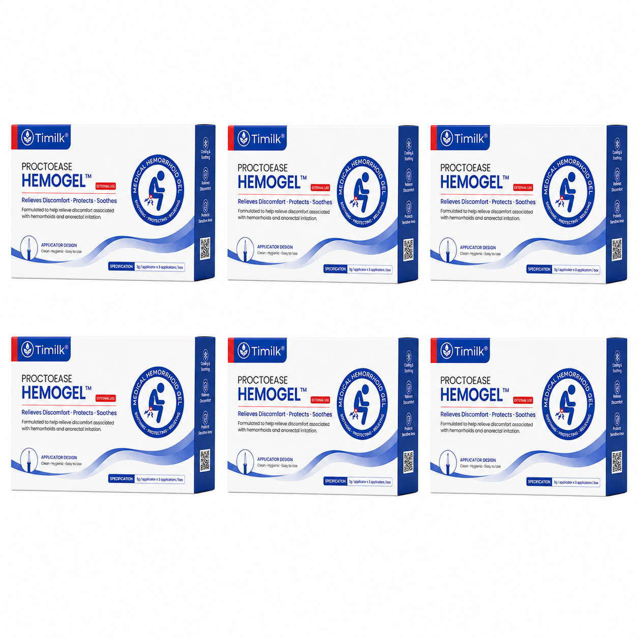 HemoGel™ Gel Hémorroïdes Apaisant | Calmez brûlures, démangeaisons et gonflements dès la première application !