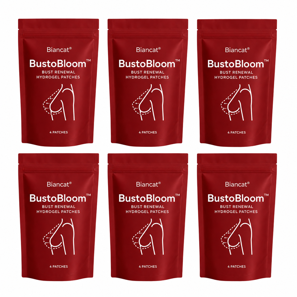 BustoBloom™ Patchs Hydrogel | Repulpez, raffermissez et liftez votre poitrine en seulement 7 jours !