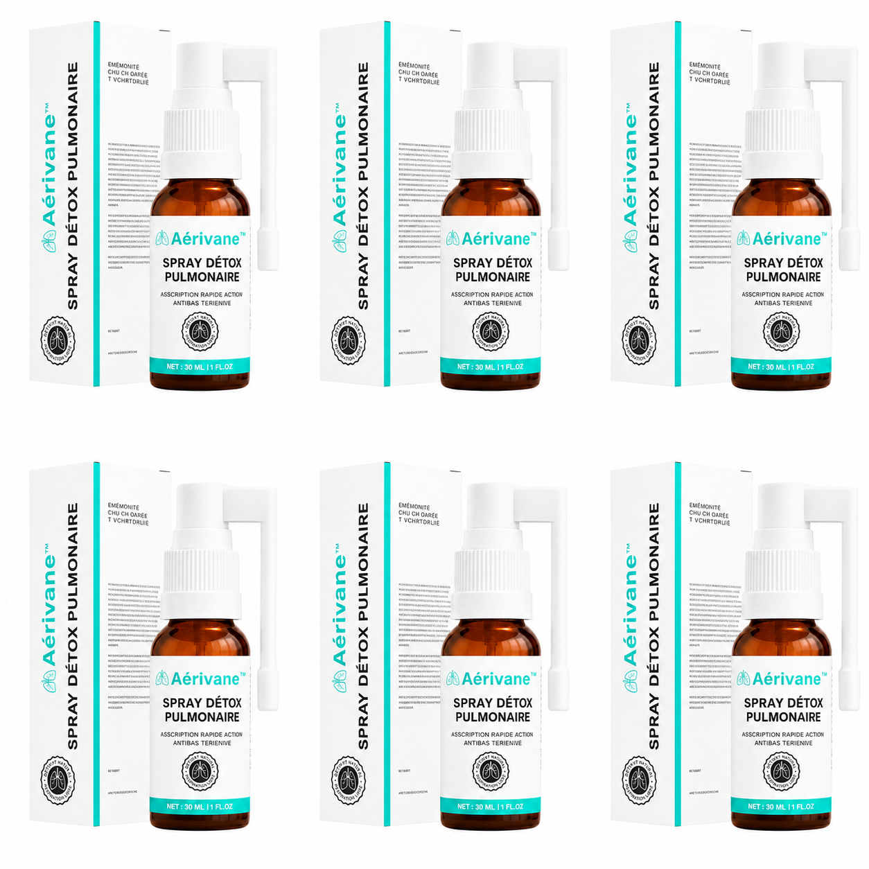 Aérivane™ Spray Détox Pulmonaire | Expulse 99% des toxines cachées en seulement 7 jours!