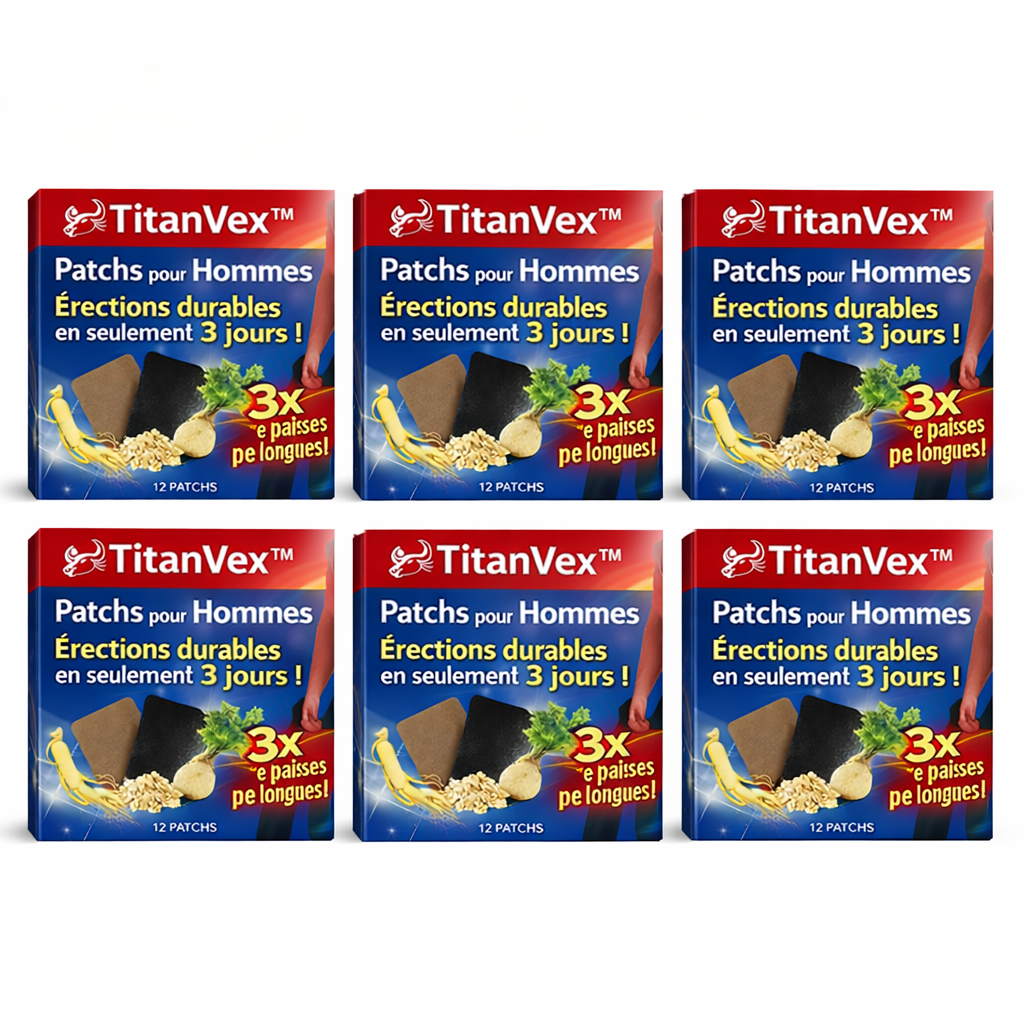 TitanVex™ Patchs | Érections durables en seulement 3 jours ! 3x plus épaisses et plus longues !