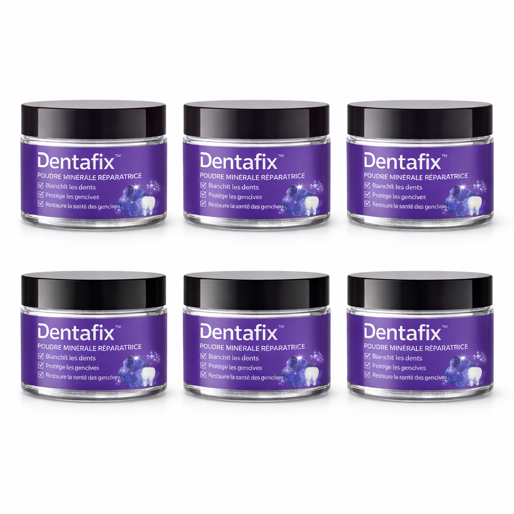 Dentafix™ Poudre Minérale Réparatrice pour les Dents | Stoppez les saignements et refixez vos dents naturellement !