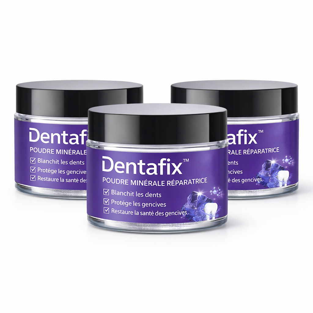 Dentafix™ Poudre Minérale Réparatrice pour les Dents | Stoppez les saignements et refixez vos dents naturellement !