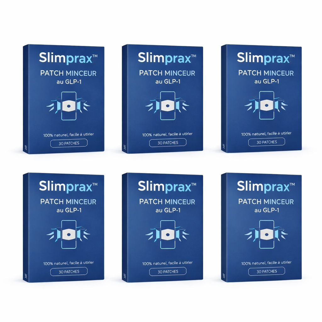 Slimprax™ Patch Minceur au GLP-1 | Perdez jusqu’à 4,3 kg de graisse en 5 jours !