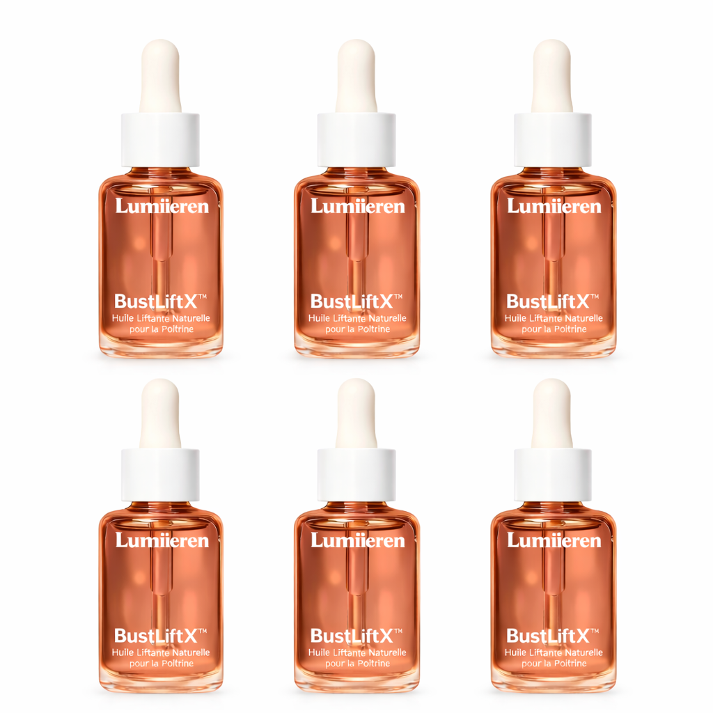 BustLiftX™ Huile Liftante Naturelle pour la Poitrine | Gagnez jusqu’à 2 bonnets en 30 jours sans chirurgie !