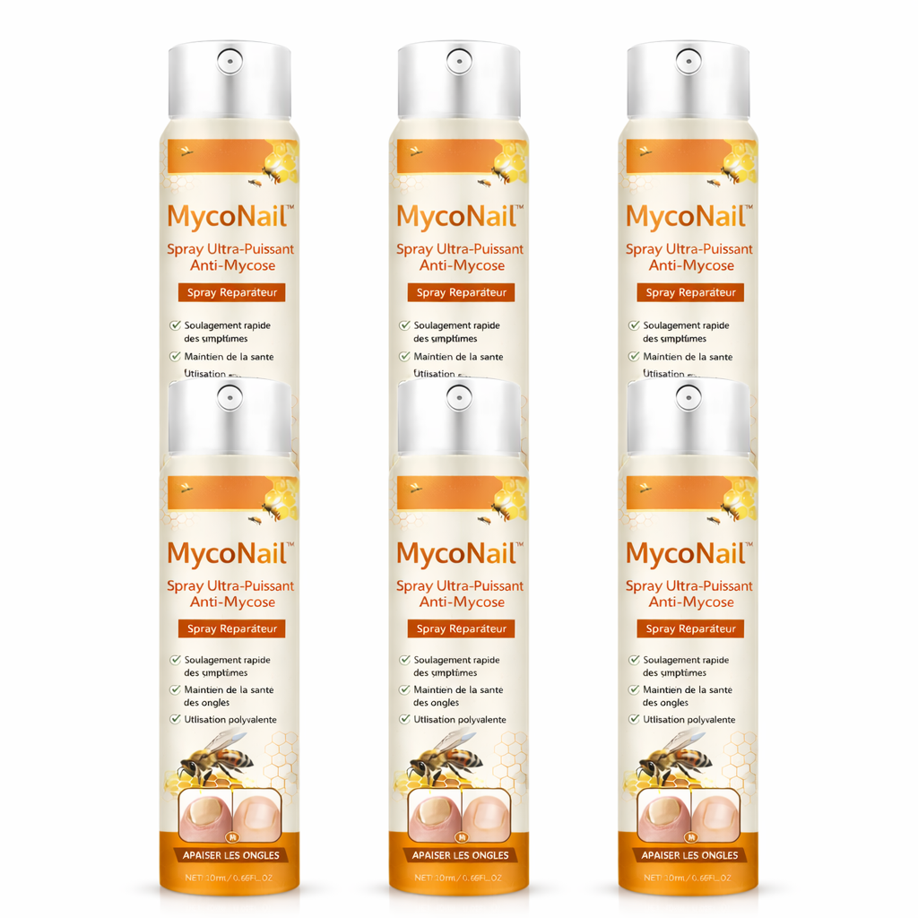 MycoNail™ Spray Ultra-Puissant Anti-Mycose | Élimine les champignons, répare vos ongles et les rend impeccables en 7 jours chrono