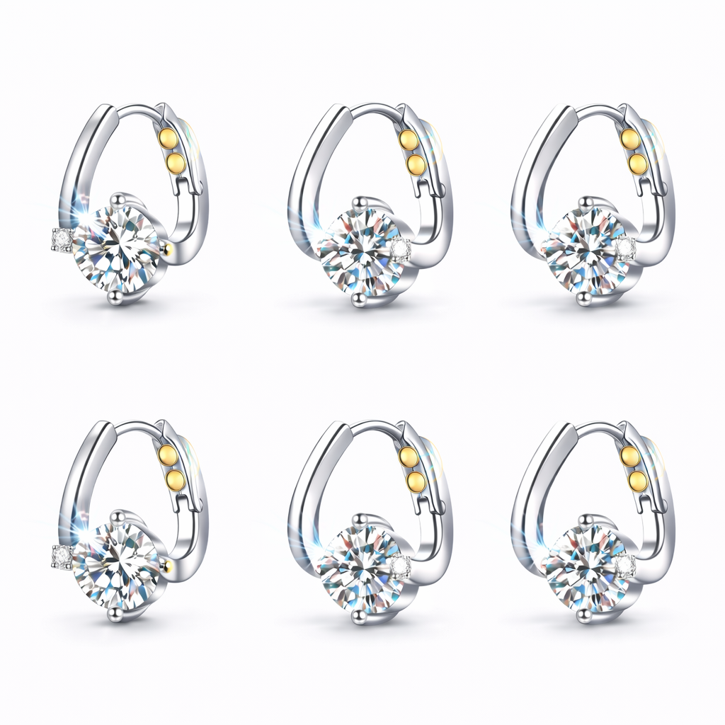 Lymphéa™ Boucles d’Oreilles Magnétiques Lymphatiques | Détoxifiez votre corps et éliminez les gonflements en 72 heures !