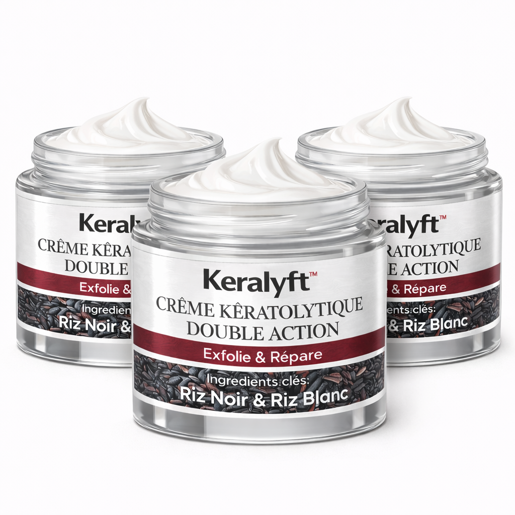 Keralyft™ Crème Kératolytique Double Action | Efface callosités, peau épaissie et imperfections en 7 jours !