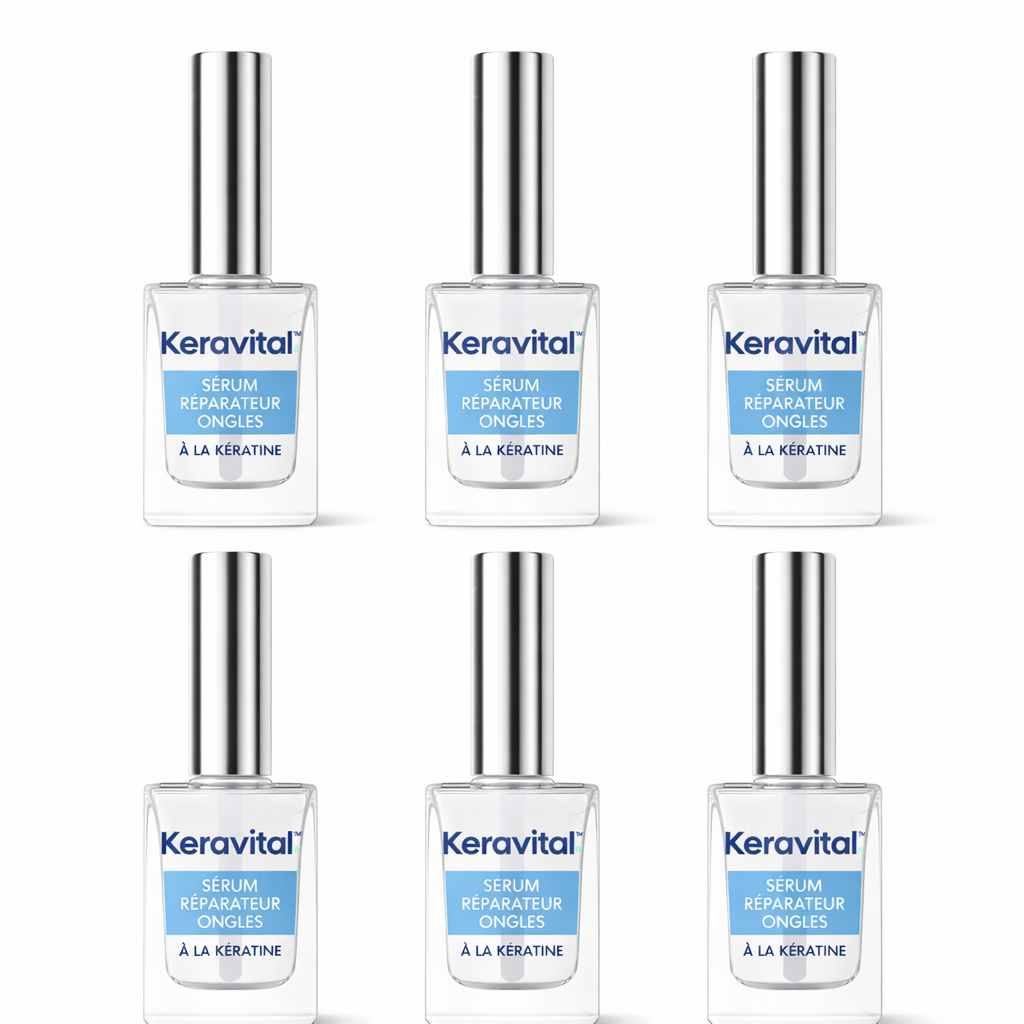 Keravital™ Sérum Réparateur Ongles à la Kératine | Des ongles plus forts et reconstruits dès la racine en 14 jours !