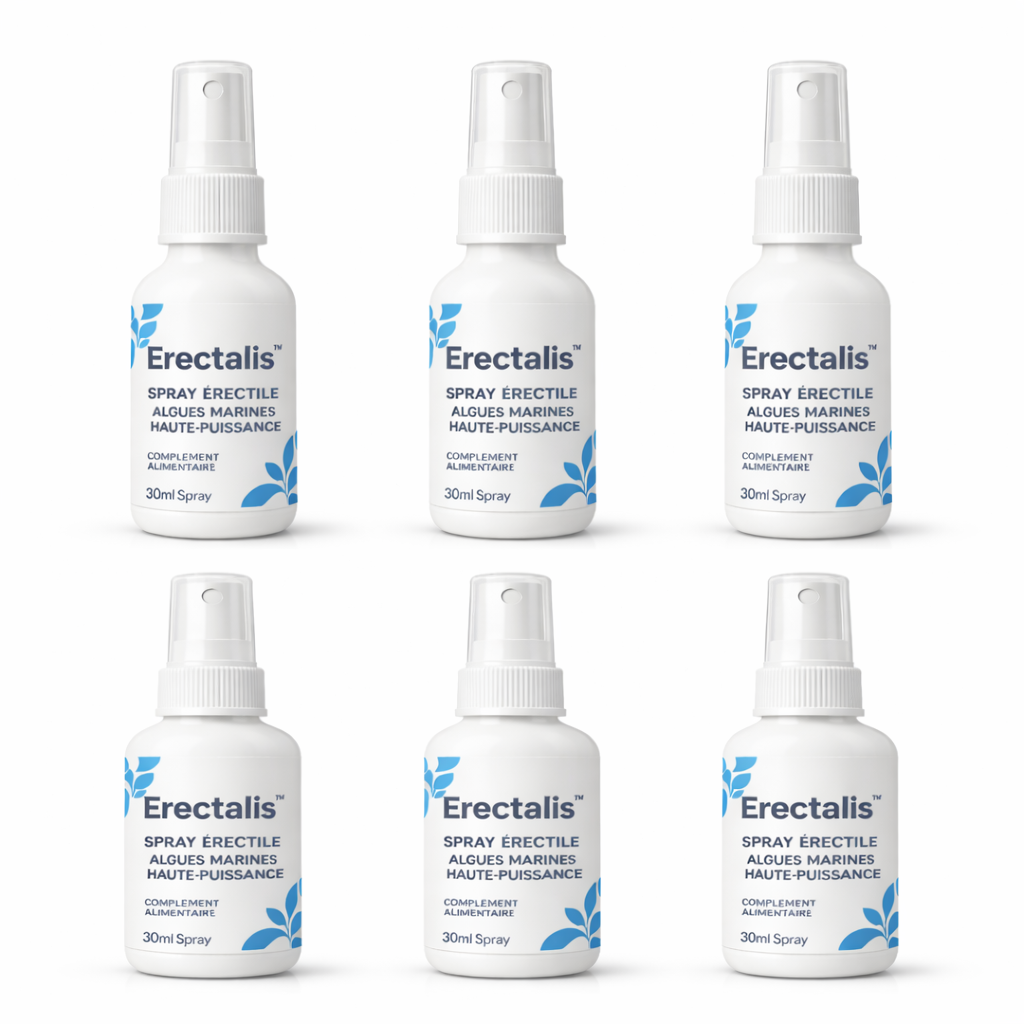 Erectalis™ Spray Érectile Algues Marines Haute-Puissance | Obtenez une érection rock-solide en 43 secondes !