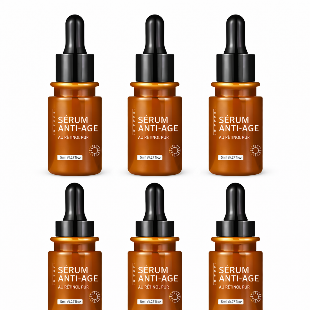 Retinélia™ Sérum Anti-Âge au Rétinol Pur | Retrouvez une peau lisse et visiblement plus jeune en 7 jours !
