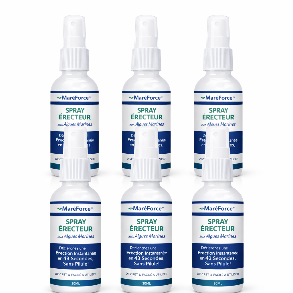 MaréForce™ Spray Érecteur aux Algues Marines | Déclenchez une Érection Instantanée en 43 Secondes, Sans Pilule !