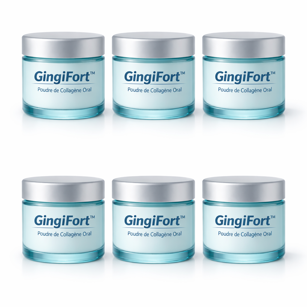 GingiFort™ Poudre de Collagène Oral | Retrouvez des Gencives Fermes et un Sourire Solide en 30 Jours !