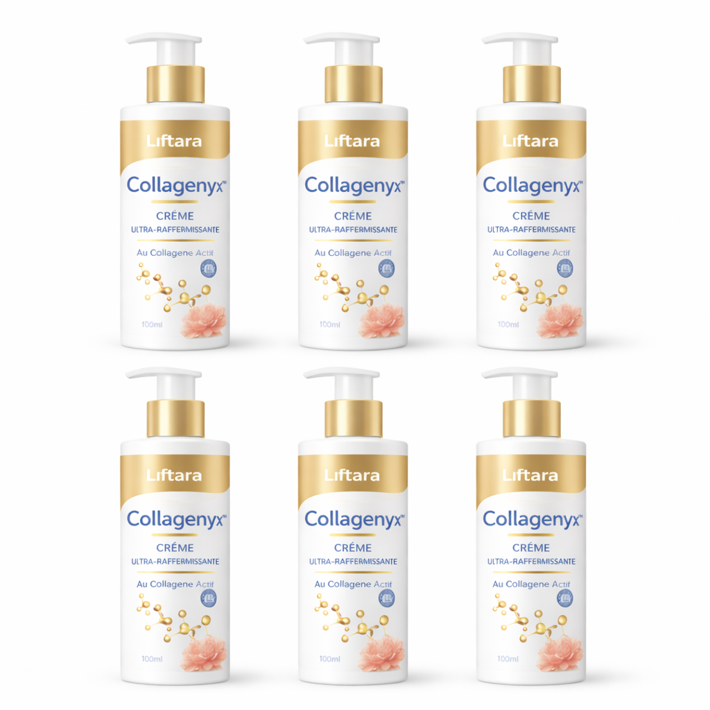 Collagenyx™ Crème Ultra-Raffermissante au Collagène Actif | Raffermissez et liftez votre peau en 24 heures !