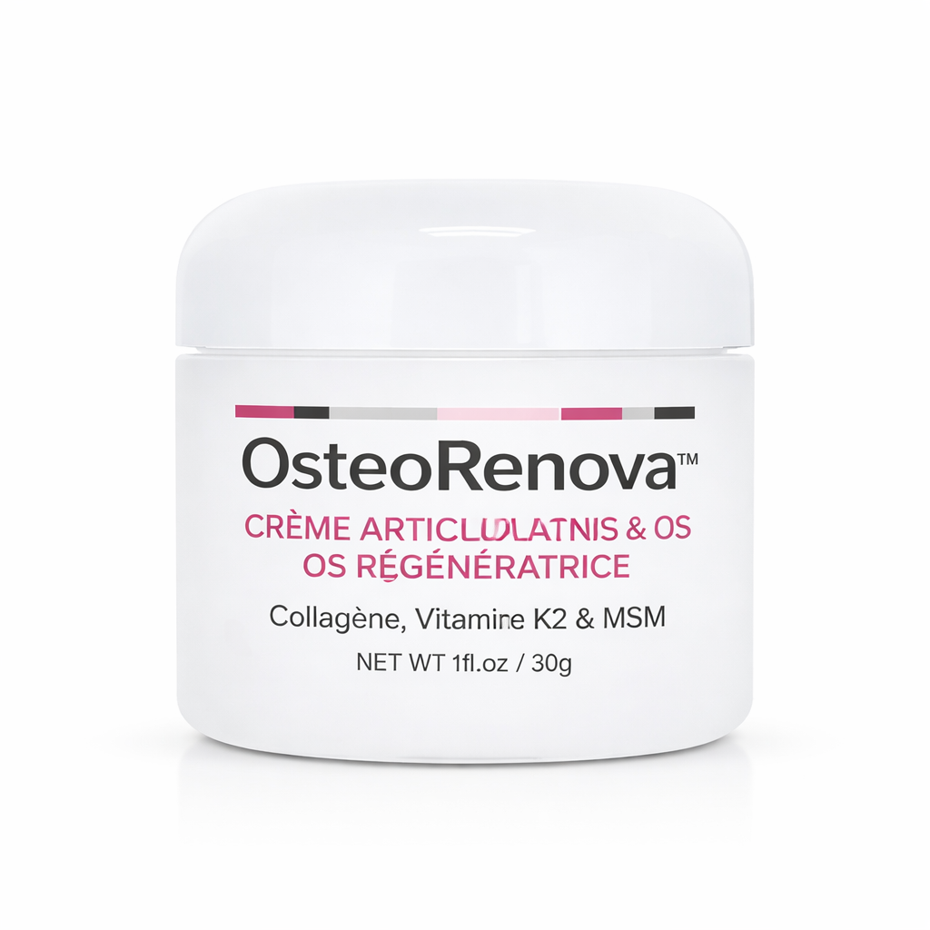 OsteoRenova™ Crème Articulations & Os Régénératrice | Reconstruisez vos cartilages et éliminez la douleur en 3 minutes !