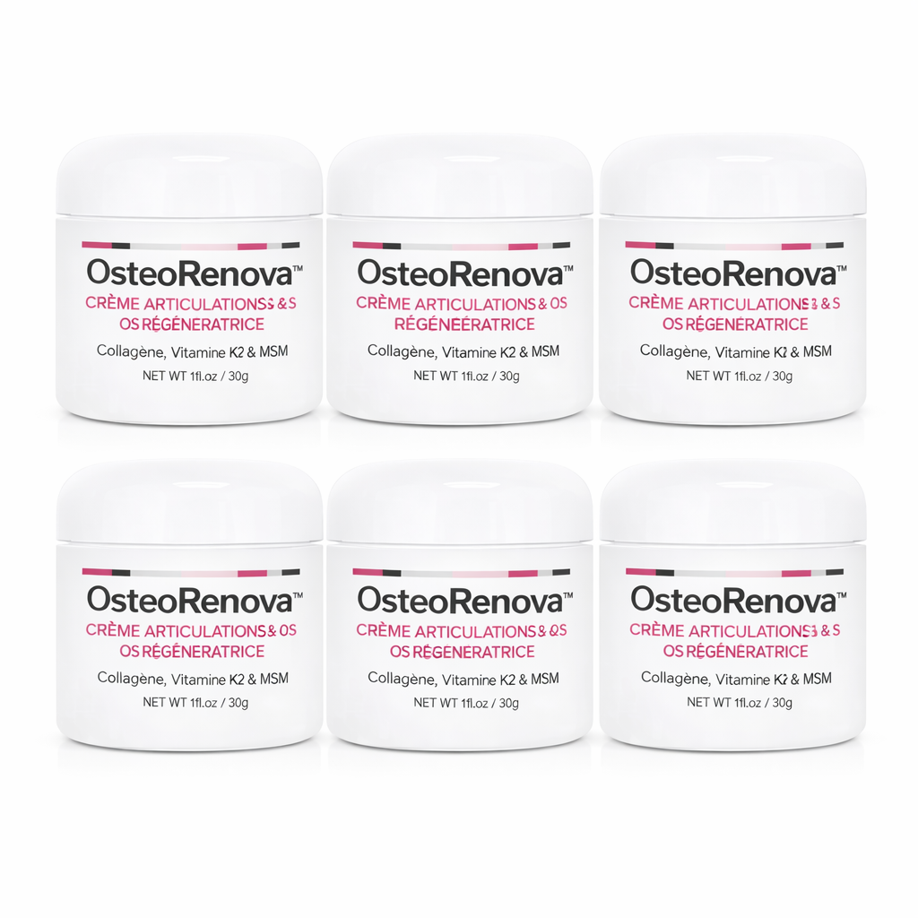 OsteoRenova™ Crème Articulations & Os Régénératrice | Reconstruisez vos cartilages et éliminez la douleur en 3 minutes !