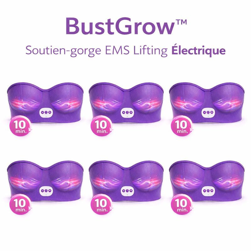 BustGrow™ Soutien-gorge EMS Lifting Électrique | Raffermissez et augmentez le volume de vos seins en 10 minutes !