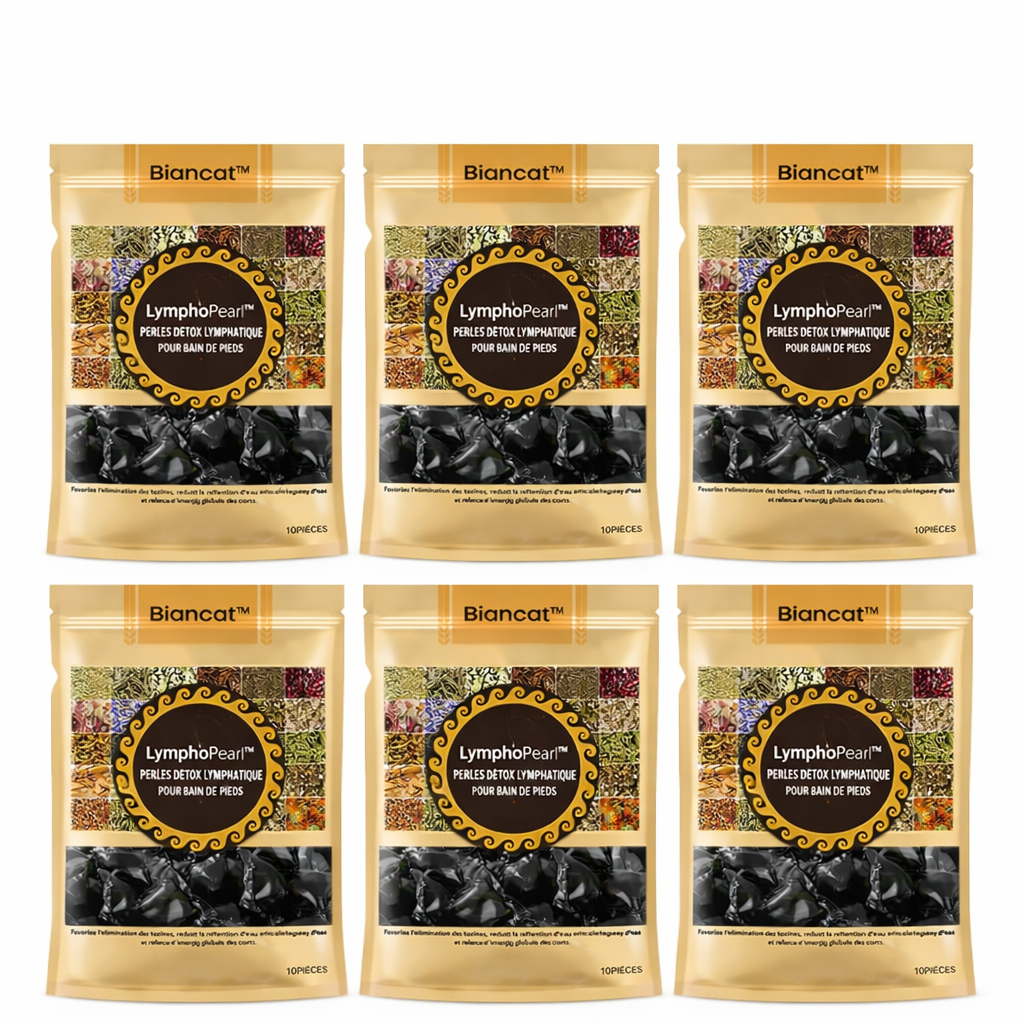 LymphoPearl™ Perles Détox Lymphatique pour Bain de Pieds | Drainez les toxines et retrouvez une énergie totale en 20 minutes !