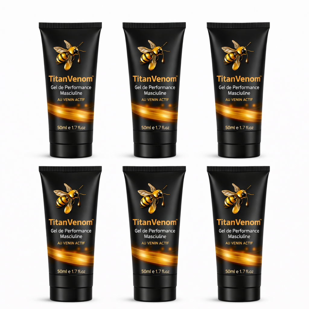 TitanVenom™ Gel de Performance Masculine au Venin Actif | Gagnez 4,5 cm et tenez 3 fois plus longtemps dès la 1ère application !