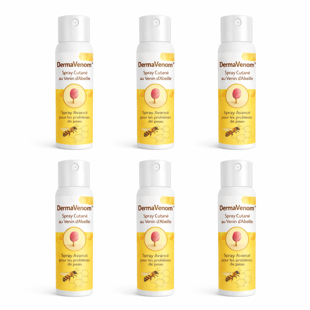 DermaVenom™ Spray Cutané au Venin d’Abeille | Éliminez verrues, taches et boutons en 10 minutes !