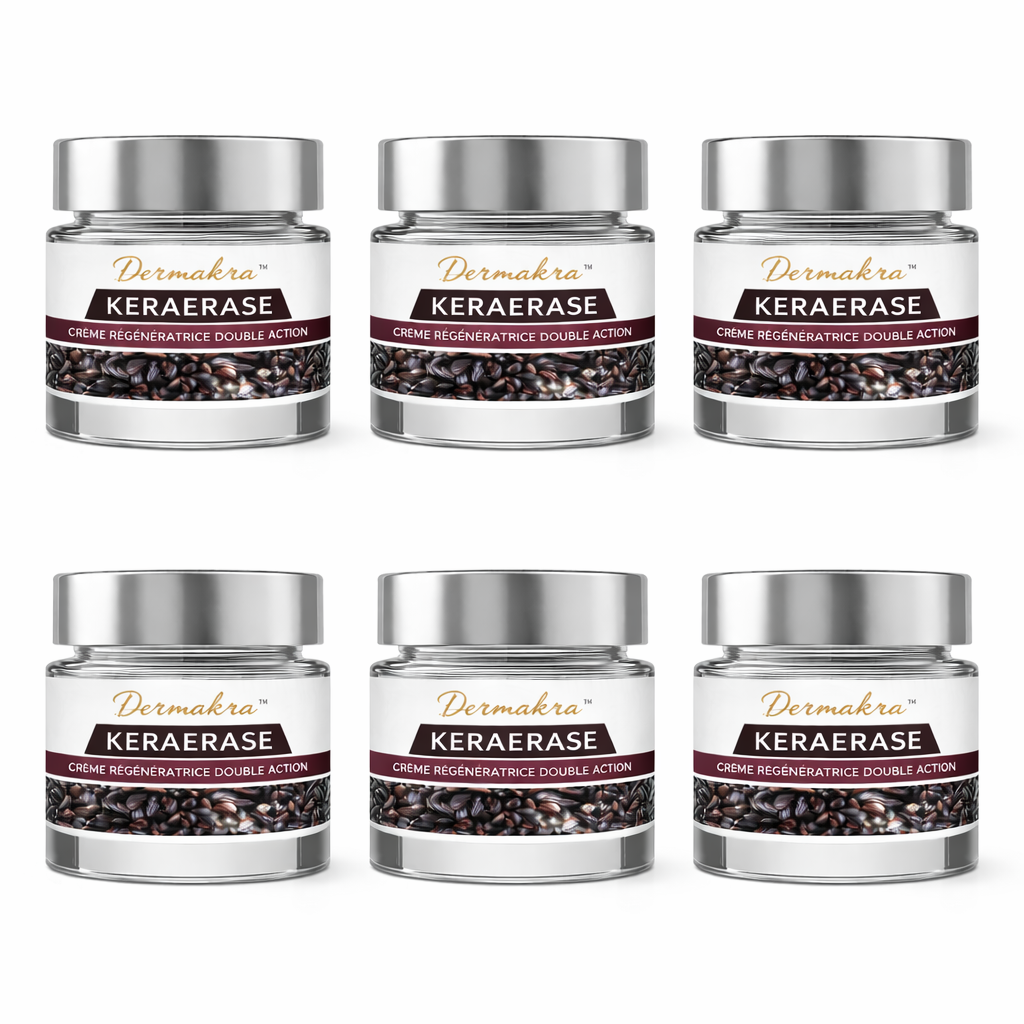 Dermakra™ KeraErase Crème Régénératrice Double Action | Efface rides et taches dès la première application !