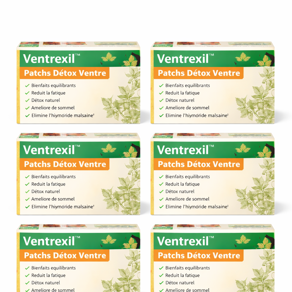 Ventrexil™ Patchs Détox Ventre | Perdez du poids et éliminez le ventre gonflé dès la première nuit !