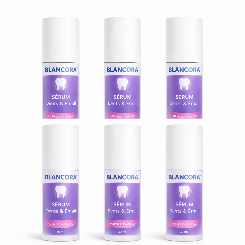 Blancora™ Sérum Dents & Émail | Répare l’émail abîmé et blanchit les dents dès la première application !