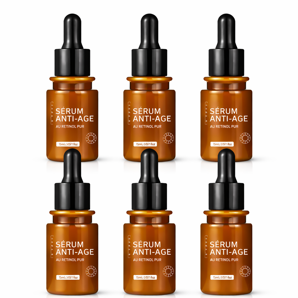 DermaRev™ Sérum Anti-Âge au Rétinol Pur | Lisse les Rides et Rajeunit la Peau en 7 Jours!