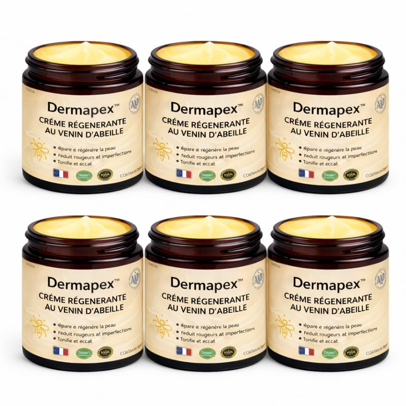 Dermapex™ Crème Régénérante au Venin d’Abeille | Réparez votre peau en 3 minutes !