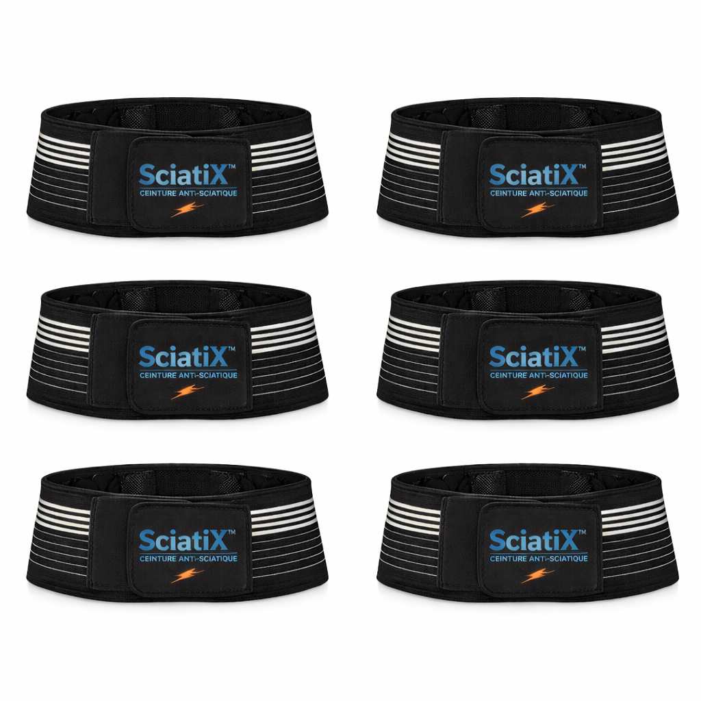 SciatiX™ Ceinture Anti-Sciatique Haute Compression | Stoppez la douleur hanche & bas du dos en quelques minutes !