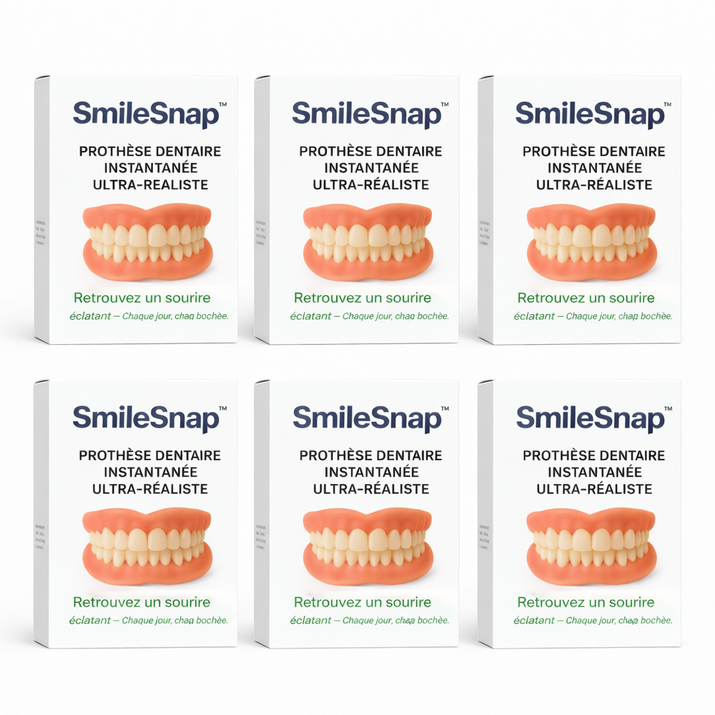 SmileSnap™ Prothèse Dentaire Instantanée Ultra-Réaliste | Un sourire parfait en seulement 10 secondes !