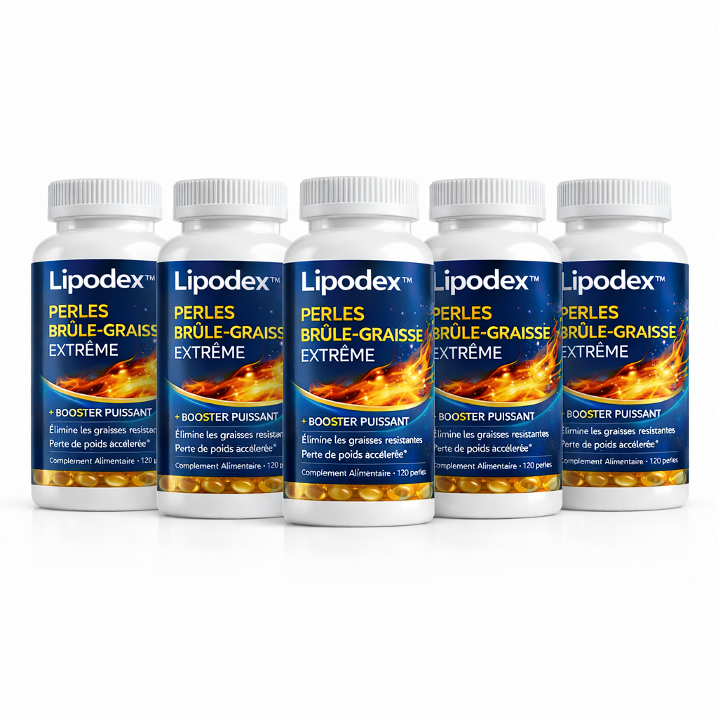Lipodex™ Perles Brûle-Graisse Extrême | Éliminez jusqu’à 6 kg de graisse en seulement 5 jours!