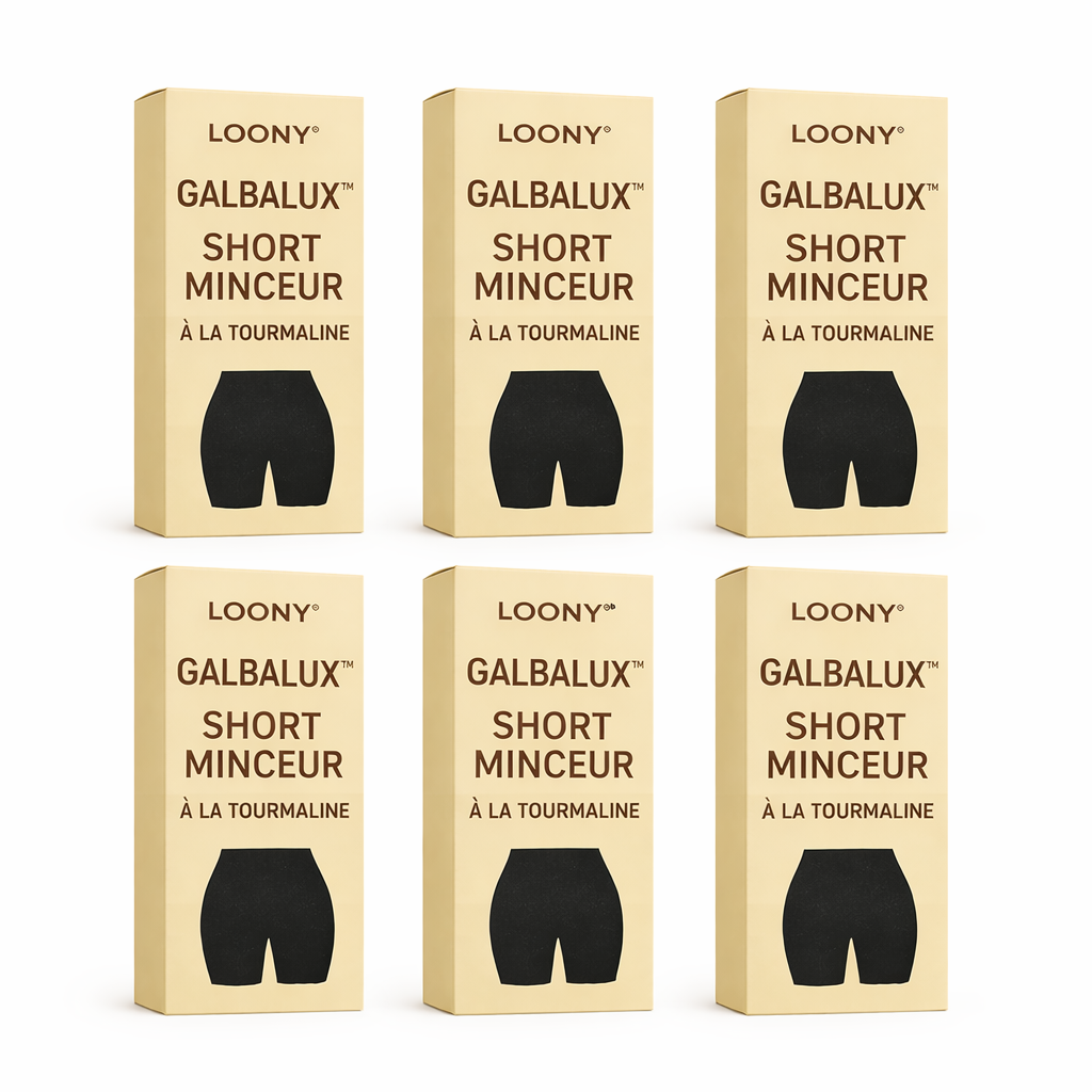 GalbaLux™ Short Minceur à la Tourmaline | Élimine la graisse, lisse la cellulite et sculpte les fesses en un instant!
