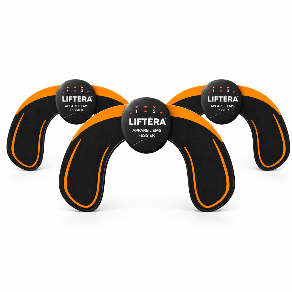 Liftèra™ Appareil EMS Fessier | Remonte et raffermit vos fesses en 7 jours sans le moindre effort !