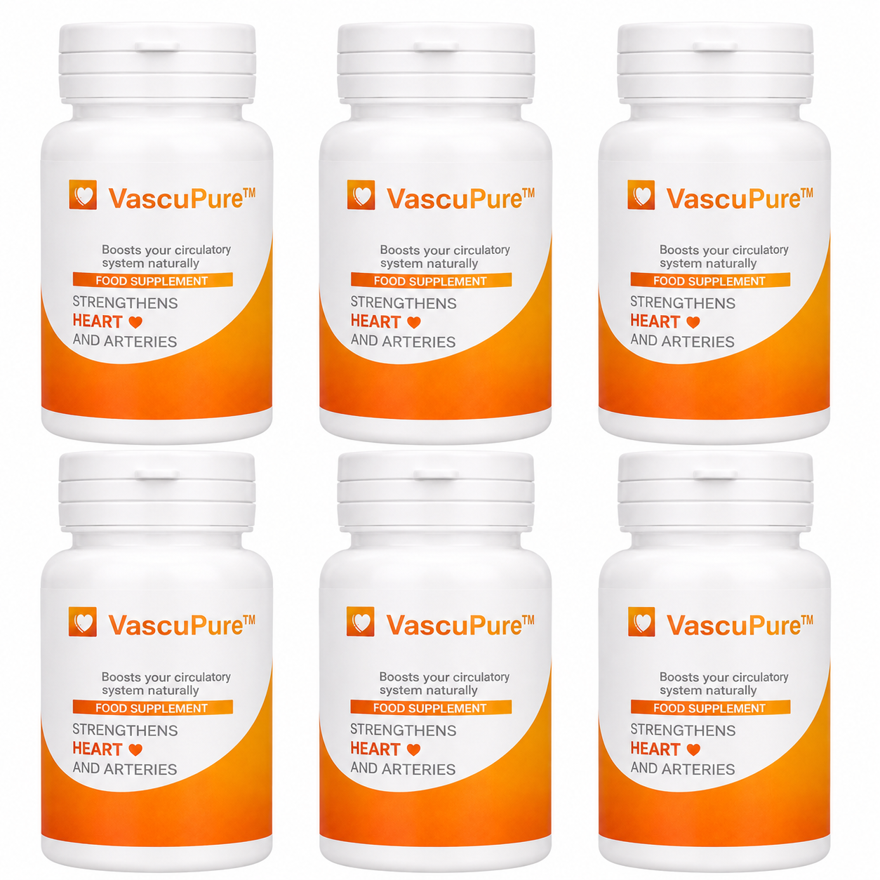 VascuPure™ Capsules Cardio-Vasculaires | Nettoient 93 % des vaisseaux sanguins en 3 jours !