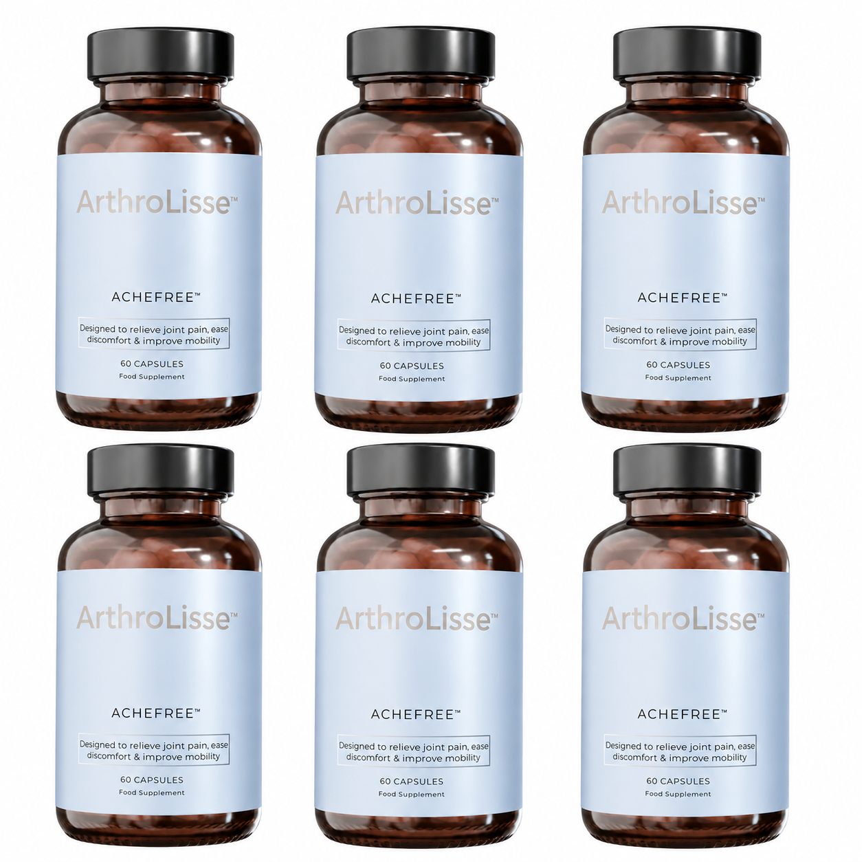 ArthroLisse™ Capsules Anti-Douleurs Articulaires | Supprimez vos douleurs et réduisez l’inflammation dès les premières semaines !