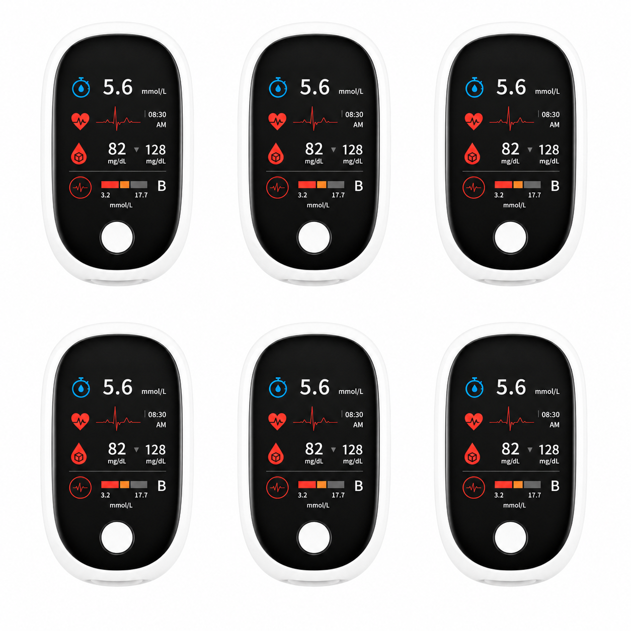 GlycoRay™ Capteur Glycémique Laser Intelligent | Contrôlez votre taux en 5 secondes, sans piqûres ni douleur !