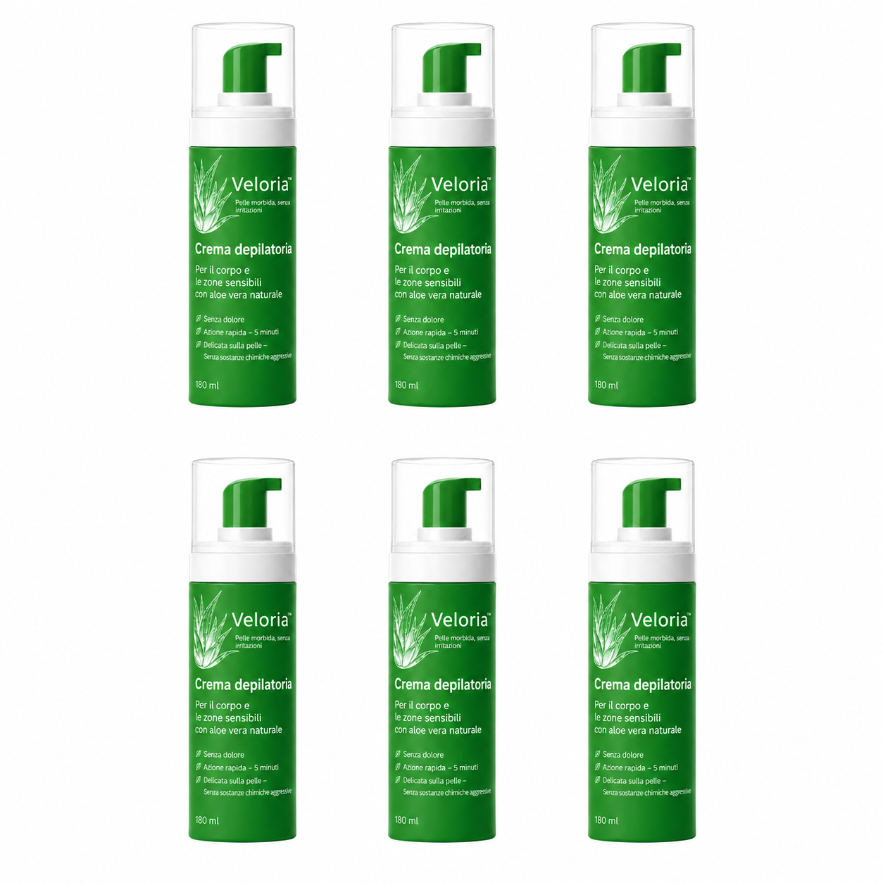 Veloria™ Crème Dépilatoire | Élimine jusqu'à 95 % des irritations, des boutons et des poils incarnés causés par le rasoir en seulement 7 jours !