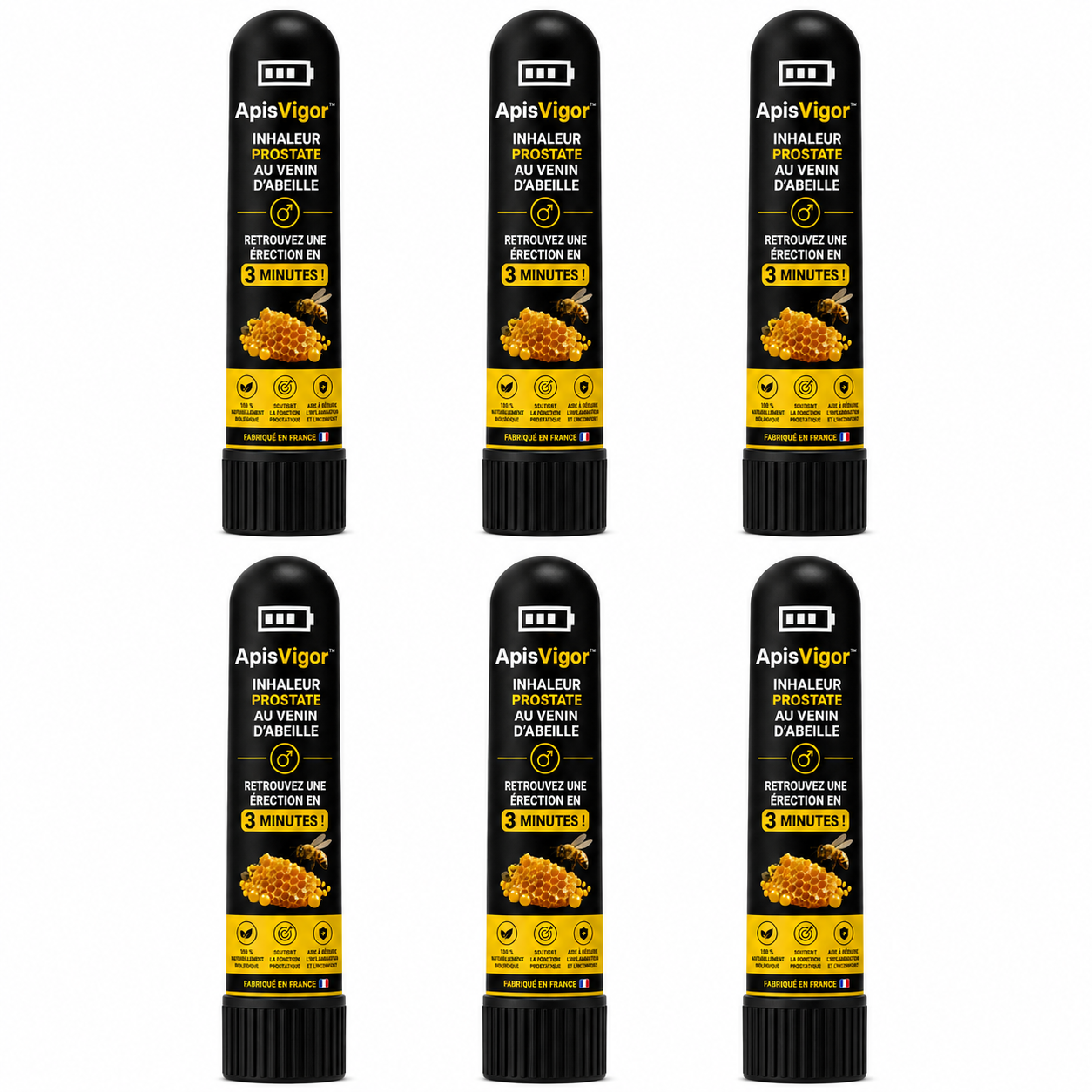 ApisVigor™ Inhaleur Prostate au Venin d'Abeille | Retrouvez une érection en 3 minutes!