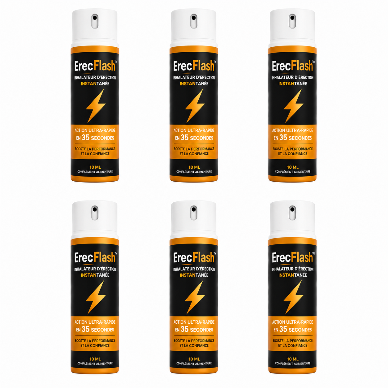 ErecFlash™ Inhalateur d’Érection Instantanée | Déclenchez une érection puissante en 35 secondes !